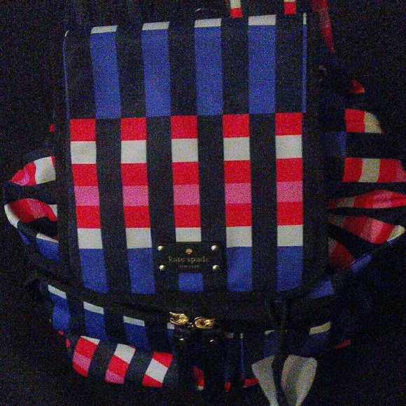 Authentic Kate Spade Multi-colors Backpack - Picture 1 of 4